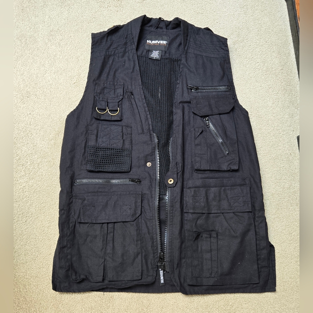 Humvee Black Tactical Vest for Men